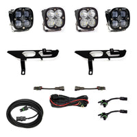 Baja Designs 2021+ Ford F150 Fog Pocket Kit SAE Clear Squadron Pro DC - Burkken Auto Parts