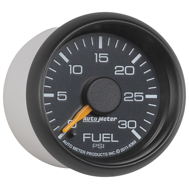 Autometer Factory Match Chevy 2-1/16in FSE 0-30 PSI Fuel Pressure Gauge - Burkken Auto Parts