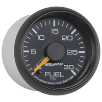 Autometer Factory Match Chevy 2-1/16in FSE 0-30 PSI Fuel Pressure Gauge - Burkken Auto Parts