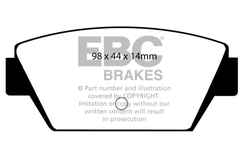EBC 93-94 Eagle Talon 1.8 Greenstuff Rear Brake Pads - Burkken Auto Parts