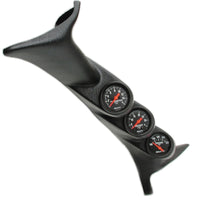 Autometer 99-06 Ford Powerstroke/SD Black Triple Pillar Z-Series Gauge Kit - Burkken Auto Parts