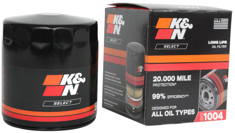 K&N 19-23 Genesis G70 2.0L L4 / 21-23 Hyundai Elantra Hybrid 1.6L L4 Spin-On Oil Filter - Burkken Auto Parts