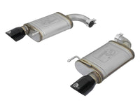 aFe MACHForce XP 2.5in 409 Stainless Axle Back Exhaust w/ Black Tips 15-17 Ford Mustang I4-2.3L (t) - Burkken Auto Parts