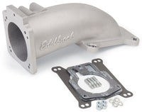 Edelbrock Ultra Low Profile Intake Elbow 90mm Throttle Body to Square-Bore Flange As-Cast Finish - Burkken Auto Parts