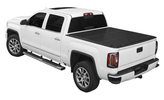 Access LOMAX Tri-Fold Cover 2020+ Chev/GMC Full Size 2500 3500 6ft 8in Standard Bed - Matte Black - Burkken Auto Parts