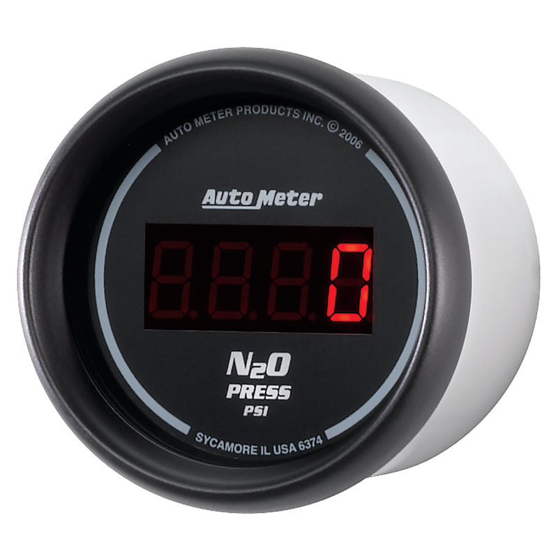 Autometer Z Series 52mm Digital 0-1600 PSI Nitrous Pressure Gauge - Burkken Auto Parts
