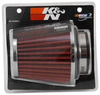 K&N Universal Chrome Filter 2 3/4in FLG / 4 1/2in Bottom / 4 1/2in Height - Burkken Auto Parts