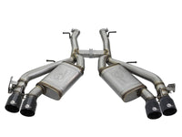 aFe MACHForce XP 3in 304 SS Axle-Back Exhaust Dual Exhaust (NPP) w/ Black Tips 16-17 Camaro SS V8 - Burkken Auto Parts