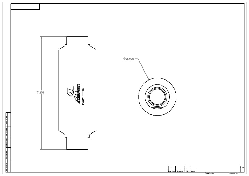 Aeromotive Replacement Pro-Series 10 Micron Fabric Element (for 12310 Filter Assembly) - Burkken Auto Parts