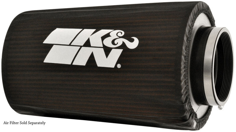 K&N Round Tapered Drycharger Air Filter Wrap 8in B ID x 6.625in T ID x 10.5in H - Burkken Auto Parts