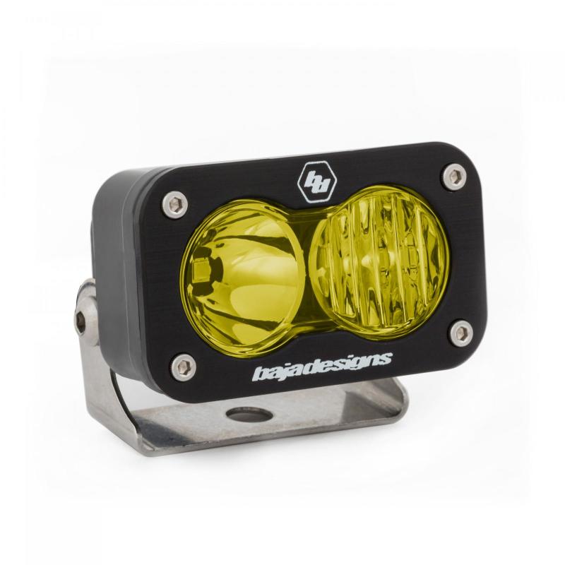Baja Designs S2 Sport Driving Combo Pattern LED Work Light - Amber - Burkken Auto Parts