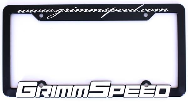 GrimmSpeed License Plate Frame (Pair) - Burkken Auto Parts