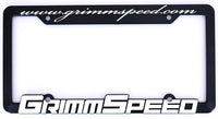 GrimmSpeed License Plate Frame (Pair) - Burkken Auto Parts