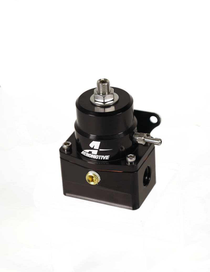 Aeromotive A1000-6 Injected Bypass Adjustable EFI Regulator (2) -6 Inlet/(1) -6 Return - Black - Burkken Auto Parts
