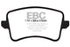 EBC 09-11 Audi A4 2.0 Turbo Greenstuff Rear Brake Pads - Burkken Auto Parts