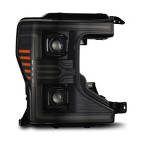 AlphaRex 20-22 Ford F-250/350/450 SD LUXX-Series LED Proj Headlights Alpha-Bk w/Acv Light SS & SBDRL - Burkken Auto Parts