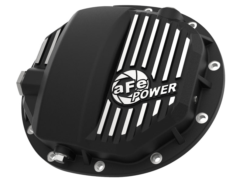 aFe Power Pro Series AAM 9.5/9.76 Rear Diff Cover Black w/Mach Fins 14-19 GM Silverado/Sierra 1500 - Burkken Auto Parts