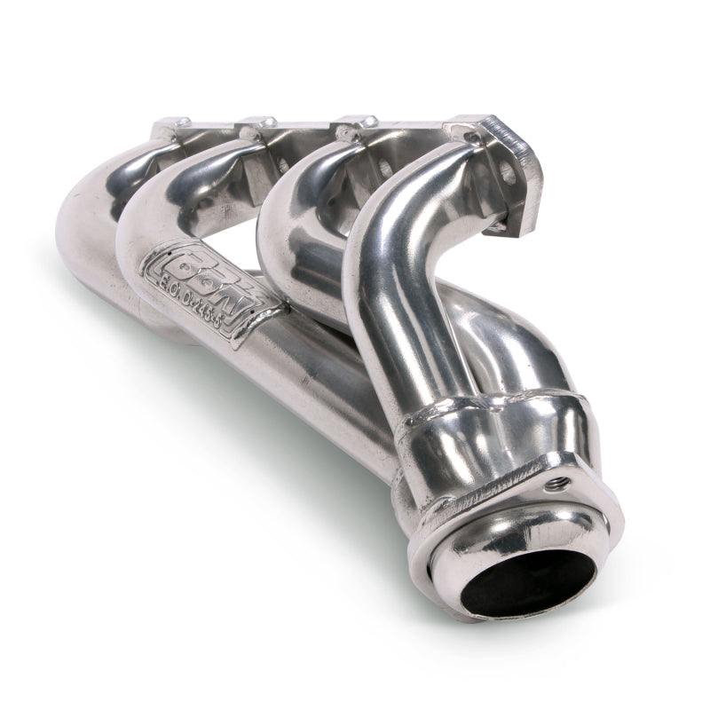 BBK 79-93 Mustang 5.0 Shorty Unequal Length Exhaust Headers - 1-5/8 Silver Ceramic - Burkken Auto Parts
