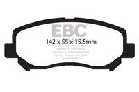 EBC 12+ Mazda CX-5 2 Greenstuff Front Brake Pads - Burkken Auto Parts