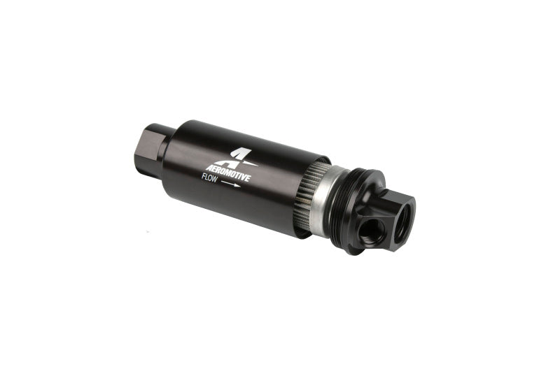 Aeromotive In-Line Filter - AN-10 / AN-06 Dual Outlet - Burkken Auto Parts