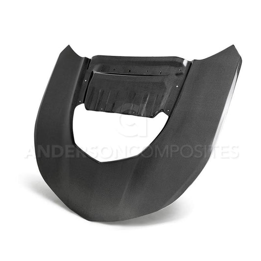 Anderson Composites 2017-2018 Chevrolet Camaro ZL1 1LE Type-OE Style Double Sided Carbon Fiber Hood - Burkken Auto Parts