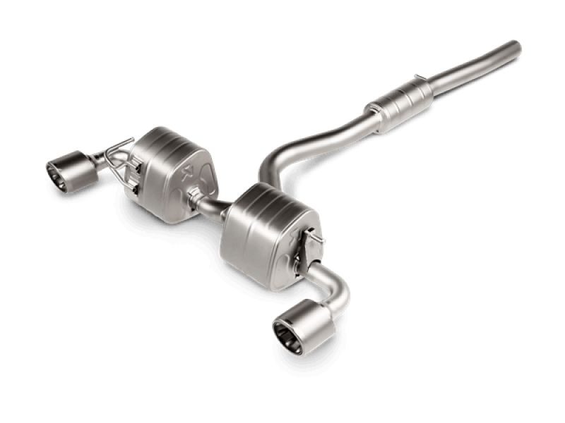Akrapovic 2021+ Toyota GR Yaris Slip-On Race Line (Titanium) - Burkken Auto Parts
