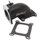 Edelbrock Low Profile Intake Elbow 90mm Throttle Body to Square-Bore Flange Black Finish - Burkken Auto Parts