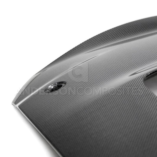 Anderson Composites 2020 Mustang Shelby GT500 Double Sided Carbon Fiber Hood - Burkken Auto Parts