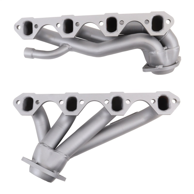 BBK 87-95 Ford F150 Truck 5.8 351 Shorty Unequal Length Exhaust Headers - 1-5/8 Titanium Ceramic - Burkken Auto Parts