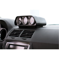 Autometer 08-11 Dodge Challenger Black Triple Dash Pod - Burkken Auto Parts