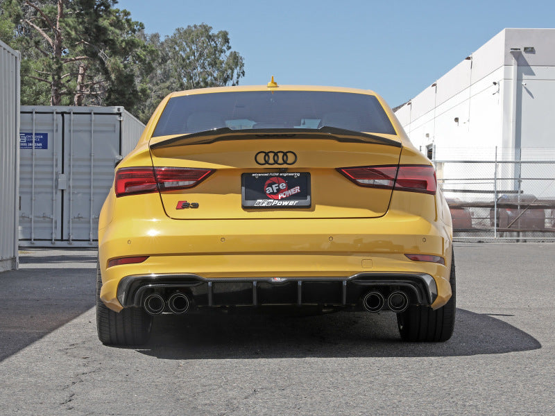 aFe MACHForce XP 3in-2.5in 304SS Exhaust Cat-Back 15-20 Audi S3 L4-2.0L (t) - Carbon Tips - Burkken Auto Parts