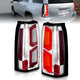 ANZO 2015-2020 Chevrolet Tahoe LED Tail Lights w/ Light Bar Chrome Housing Clear Lens - Burkken Auto Parts
