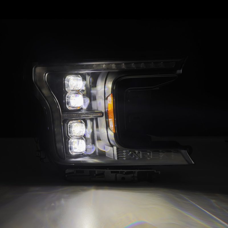 AlphaRex 18-20 Ford F-150 NOVA LED Proj Headlight  Blk (14th Gen G2 Style) - Burkken Auto Parts