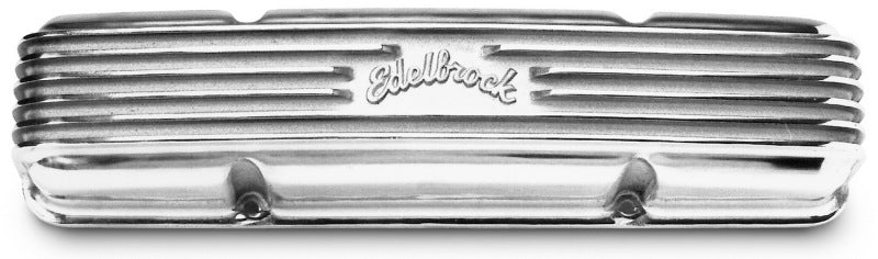 Edelbrock Valve Cover Classic Series Chevrolet 1959-1986 262-400 CI V8 Polshed - Burkken Auto Parts