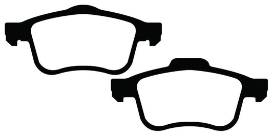 EBC 13+ Fiat 500L 1.4 Turbo Greenstuff Front Brake Pads - Burkken Auto Parts