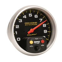 Autometer Pro-Comp 5 inch 10K RPM with Peak Memory  In-Dash Tachometer - Burkken Auto Parts