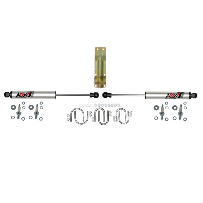Skyjacker 67-87 GM K10-K35 Pickup ADX 2.0 Dual Stabilizer Kit w/ CNC Machined Polished Alum. - Burkken Auto Parts