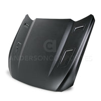 Anderson Composites 15-17 Ford Mustang (Excl. GT350/GT350R) Type-GTH Style Hood Fiberglass - Burkken Auto Parts