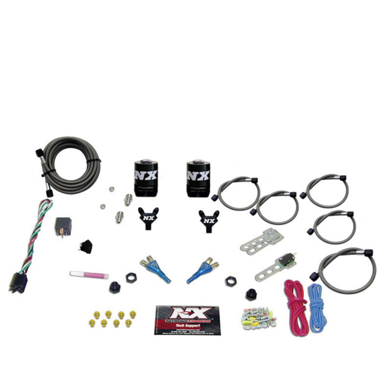 Nitrous Express 92-95 Dodge V8 TBI Dual Nozzle Nitrous Kit (50-125HP) w/o Bottle - Burkken Auto Parts