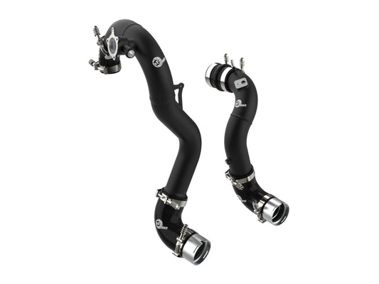 AFE 21-22 Ford Bronco L4-2.3L (t) BladeRunner Alum Hot/Cold Charge Pipe Kit - Black - Burkken Auto Parts