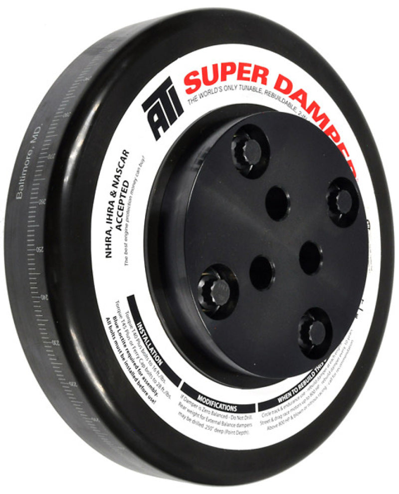 ATI Damper - 8.074in - Steel - International 640 Diesel Tractor - 3 Ring - Diesel - Burkken Auto Parts