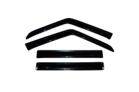 AVS 84-01 Jeep Cherokee (4 Door Excl. Limited Model) Ventvisor Window Deflectors 4pc - Smoke - Burkken Auto Parts