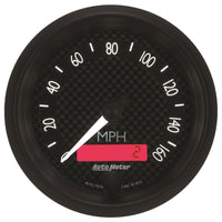 Autometer GT Series 3-3/8in In Dash 0-160 MPH Electronic Programmable Speedometer - Burkken Auto Parts