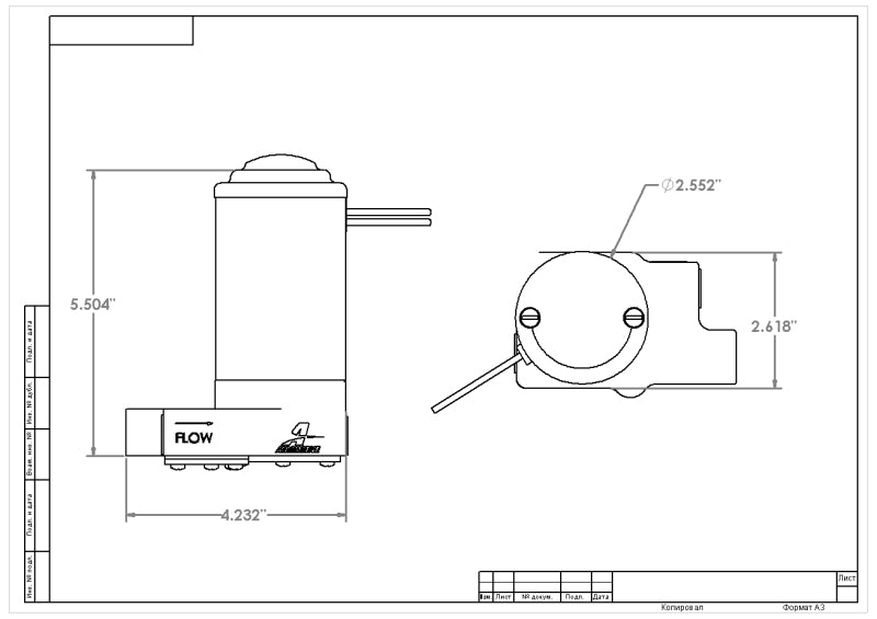 Aeromotive Street Pump 7-PSI - AN-08 Ports - Burkken Auto Parts