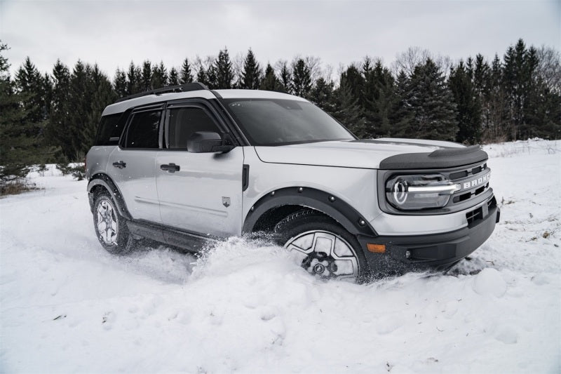 AVS 2021 Ford Bronco Sport Ventvisor Outside Mount Window Deflectors 4pc - Smoke - Burkken Auto Parts