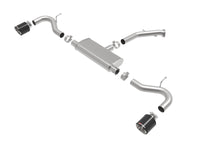 aFe Takeda 2.5in 409 SS Axle-Back Exhaust System Carbon Fiber 18-20 Hyundai Elantra GT L4-1.6L(t) - Burkken Auto Parts