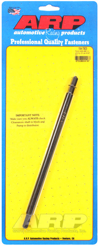 ARP Ford 429-460 Oil pump Drive Shaft - Burkken Auto Parts