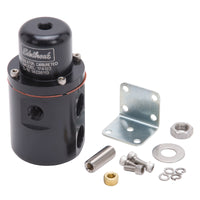 Edelbrock Fuel Pressure Regulator Carbureted 160 GPH 5-10 PSI 3/8In In/Out Returnless Black - Burkken Auto Parts