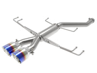 aFe Takeda 2.5in 304SS Axle-Back Exhaust System 17-19 Honda Civic Type R L4-2.0L (t) - BL Flame Tip - Burkken Auto Parts