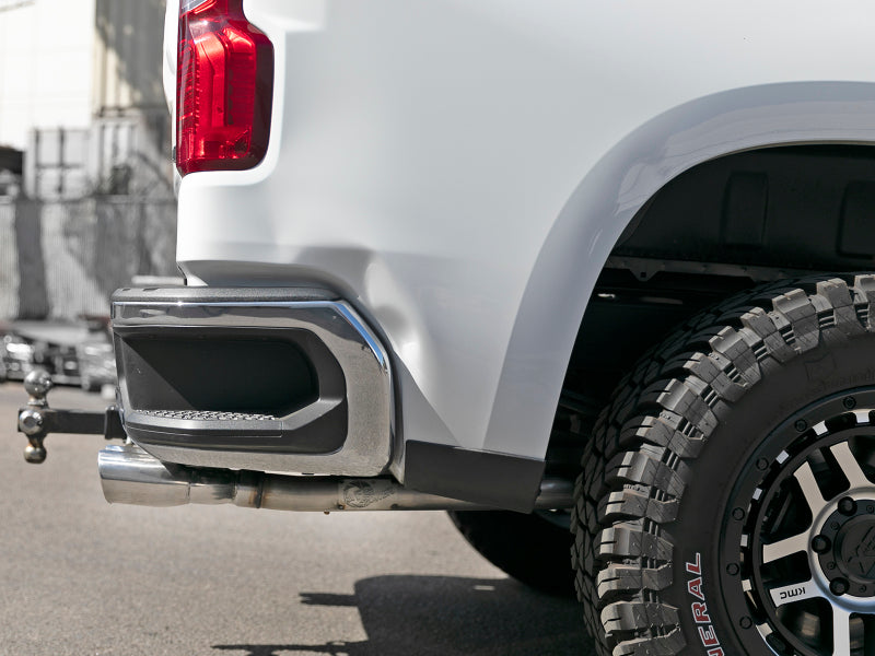 aFe Vulcan Series 3in-2-1/2in 304 SS Cat-Back 2019 GM Silverado 1500 V8-5.3L w/ Polished Tips - Burkken Auto Parts